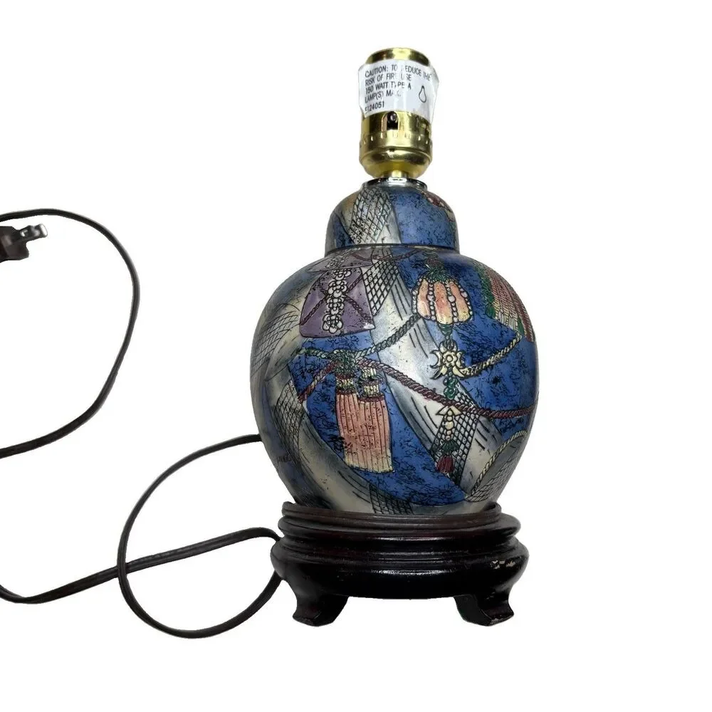 Unbranded chinoiserie blue